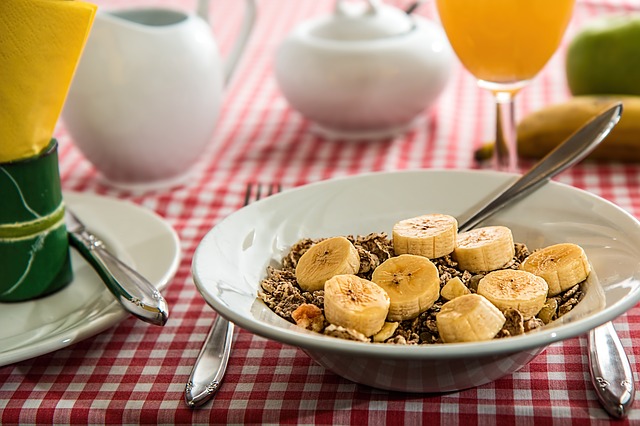 eating cereal